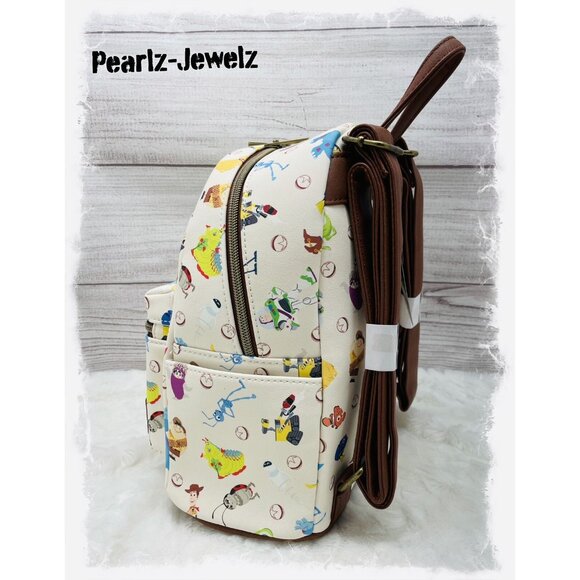 Loungefly Disney Pixar 25th Anniversary Icons Toy Story UP Nemo Backpack NWT main image 4